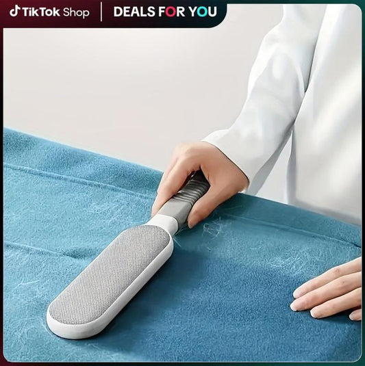 Effortless Pet Hair Removal: 2 Pack Double-Sided Lint Remover Brushes for Furniture, Clothes, and Carpets