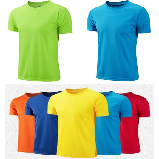Quick-Dry Performance Sport T-Shirt - Breathable Athletic Training Tee